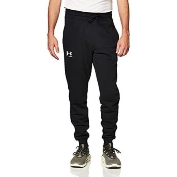 Under Armour Other - Men's Under Amour Black Rival Joggers Fleece Pants Loose Fit XL